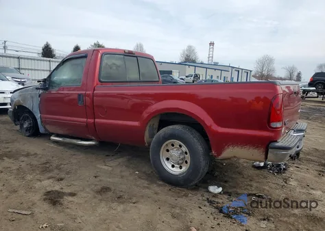 2001 Ford F350 Srw Super Duty из США, поврежденный, VIN 1FTSF30L81EC82346